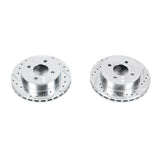 Power Stop 1993 Ford Mustang Rear Evolution Drilled & Slotted Rotors - Pair - AR8123XPR