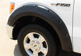 Lund 09-14 Ford F-150 (Ex Raptor) RX-Rivet Style Textured Elite Series Fender Flares - Black (2 Pc.) - RX312TA