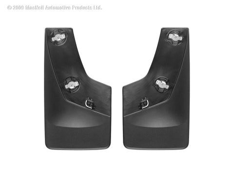 WeatherTech 07-13 Chevrolet Silverado No Drill Mudflaps - Black - 120010