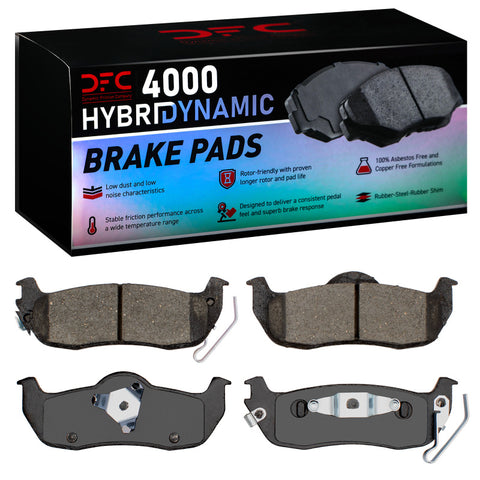 DFC 04-15 Nissan Titan Rear 4000 Hybridynamic Brake Pads - 4000-1041-00
