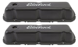 Edelbrock Valve Cover Signature Series Ford 260-289-302-351W CI V8 Black - 4603