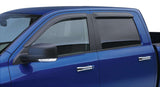 EGR 16-17 Nissan Titan Crew Cab SlimLine Tape-On WindowVisors Set of 4 - Light Smoke - 576001