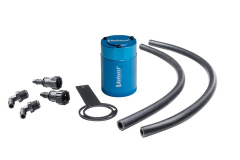Volant 14-19 Chevrolet Silverado 1500 3oz Aluminum Oil Catch Can w/Mounting Bracket - Blue - VC0001