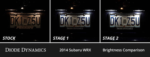 Diode Dynamics 08-14 Subaru WRX Interior LED Kit Cool White Stage 1 - DD0613
