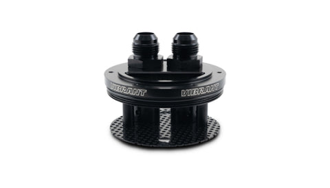 Vibrant 2-Port Catch Can Lid Assembly - 12786