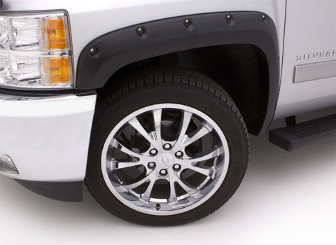 Lund 99-07 Chevy Silverado 1500 RX-Rivet Style Textured Elite Series Fender Flares - Black (4 Pc.) - RX103T