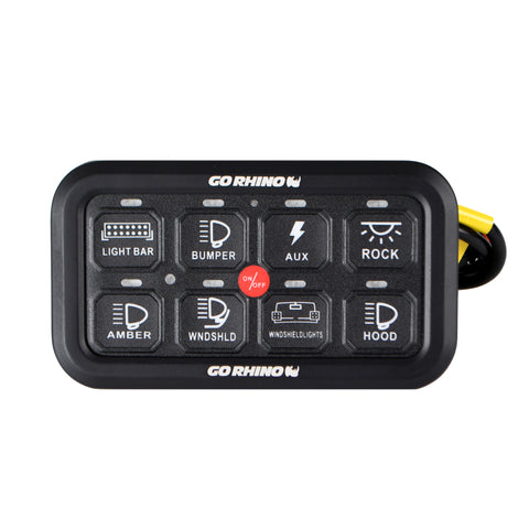 Go Rhino Xplor 8 Channel Switch Controller - Blk - 758CHSCW