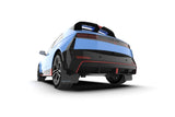 Rally Armor 2025 Hyundai Ioniq 5 N Black Mud Flap w/Light Blue Logo - MF117-UR-BLK-PBL