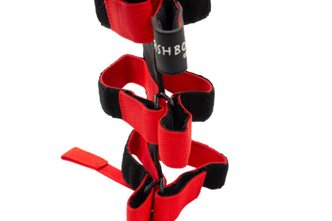 Fishbone Offroad Padded Roll Bar Red Fire Extinguisher Holder - FB55155