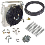BD Diesel Xtrude Double Stacked Transmission Cooler Kit - Universial 1/2in Tubing - 1030606-DS-12