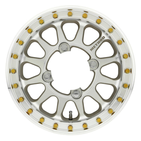 Method MR401-R UTV Beadlock 15x5 / 2.5+2.5/0mm Offset / 4x156 / 127mm CB Machined - Raw Wheel - MR40155046300B2