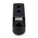 Borne Off-Road CNC Hitch Receiver Shackle 2in Black - BNHR-2-BK