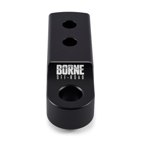 Borne Off-Road CNC Hitch Receiver Shackle 2in Black - BNHR-2-BK