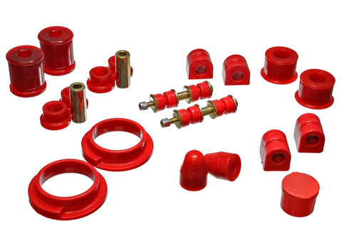Energy Suspension 00-04 Ford Focus Red Hyper-flex Master Bushing Set - 4.18119R