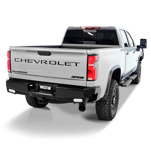 Westin 19-20 Chevy Silverado 1500 HDX Bandit Rear Bumper - Black - 58-341185