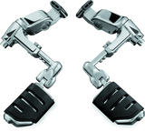 Kuryakyn Ergo III Adjustable Mount With Trident Dually ISO Pegs Chrome - 4081