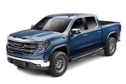 N-Fab Nerf Step 2019 Chevy/GMC 1500 Crew Cab 5ft 8in Bed - Bed Access - Tex. Black - 3in - C1996CC-6-TX
