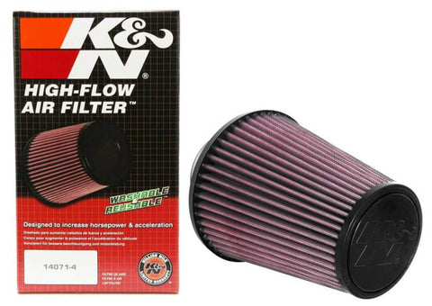 K&N Universal Tapered Filter 3in Flange ID x 6in Base OD x 4in Top OD x 6.75in Height - RU-4700