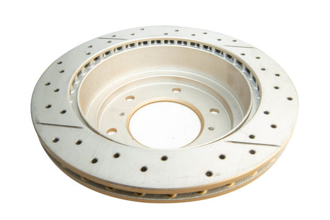 DBA 00-06 Mitsubishi Montero Rear Street Series Drilled & Slotted Rotor - 661X