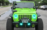 Oracle Jeep Wrangler 07-17 Halo Kit - ColorSHIFT w/o Controller - 2665-334