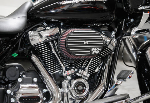 K&N Street Metal Intake System for 12-16 Harley-Davidson Road King 103cl Side Draft Touring - RK-3952