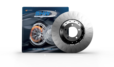 SHW 16-20 Bentley Bentayga 6.0L Rear Smooth Lightweight Brake Rotor (4M0615601N) - VRX47362