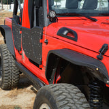 DV8 Offroad 07-18 Jeep Wrangler JK Front & Rear Slim Fenders - FENDB-06
