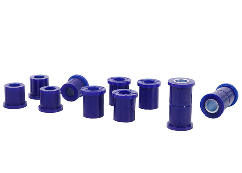 SuperPro 87-99 Ford Courier 4x4 2WD Rear Leaf Spring Full Bushing Kit - KIT065K