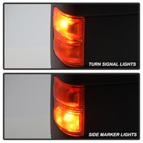 xTune Ford Superduty 99-14 Manual Extendable Manual Adjust Mirror Amber- Right MIR-FDSD08S-MA-AM-R - 9933134