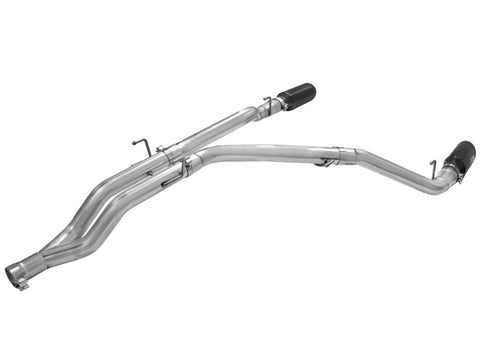 aFe MACHForce XP DPF-Back Exhaust 3in SS w/ 5in Black Tips 2014 Dodge Ram 1500 V6 3.0L EcoDiesel - 49-42045-B