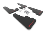 Rally Armor 16-22 Dodge Durango GT / RT / SRT / SXT Black UR Mud Flap Red Logo - MF55-UR-BLK/RD