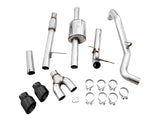 AWE Tuning 4th Gen GM 1500 5.3L 0FG Catback Dual Side Exit (Flat Bumper) - Diamond Tips - 3015-23208