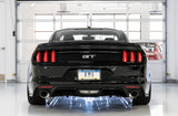 AWE Tuning S550 Mustang GT Cat-Back Exhaust - Touring Edition (Chrome Silver Tips) - 3015-32084