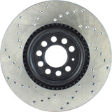 StopTech 00-06 Audi TT Quattro / 03/04-12/04 VW Jetta Left Front Drilled CRYO-STOP Rotor - 128.33062CL