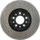 StopTech 13+ Dodge Dart Performance Slotted & Drilled Front Left Rotor - 127.63080L