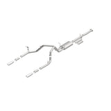 MagnaFlow Stainless Cat-Back Exhaust 2015 Chevy Silverado 2500HD 6.0L Dual Split Rear Exit 4in - 19027