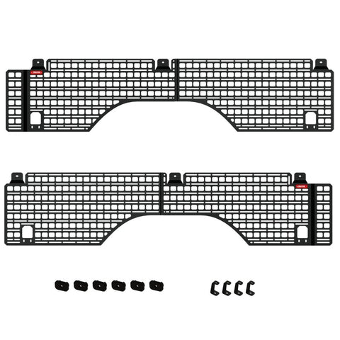 BuiltRight Industries 07-18 Chevrolet Silverado/GMC Sierra (6ft 7in Bed) Full Bedside Rack - 4pc Set - 102041