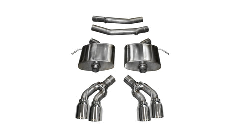 Corsa 2016-2019 Cadillac CTS V Sedan 6.2L V8 2.75in Polished Sport Axle-Back Exhaust - 14357