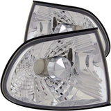ANZO Corner Lights 1995-1999 Pre Facelift BMW 7 Series E38 Euro Corner Lights Chrome - 521009