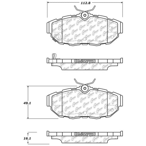 StopTech Street Touring Brake Pads - 308.14650