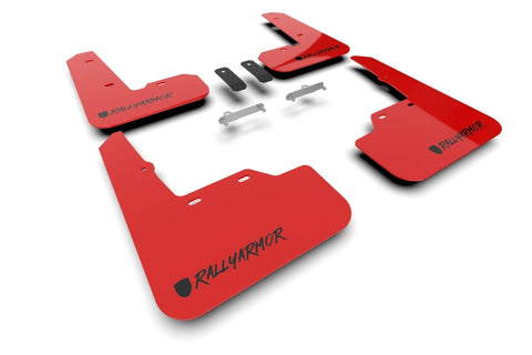 Rally Armor 22-26 Subaru WRX Red UR Mud Flap Altered Font Black Logo - MF92-UR-RD/BLK-X
