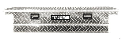 Tradesman Aluminum Economy Cross Bed Low-Profile Truck Tool Box (70in.) - Brite - 111001LP