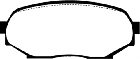 EBC 90-93 Geo Storm 1.6 Greenstuff Front Brake Pads - DP2802