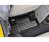 Bestop 11-18 Jeep Wrangler JK 2-Door Rear Floor Mats (Black) - 51503-01