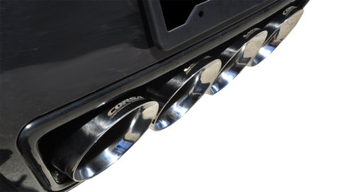 Corsa 2014-2019 Corvette C7 Coupe 6.2L V8 AT/MT 2.75in Valve-Back Dual Rear Exit Polished Sport Exht - 14764