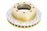 DBA 01-05 BMW 325i E46 RWD Front Drilled & Slotted Street Series Rotor - 966X