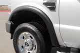 Lund 08-10 Ford F-250 SX-Sport Style Textured Elite Series Fender Flares - Black (2 Pc.) - SX313TA