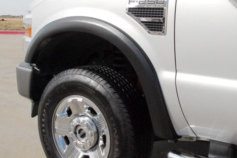 Lund 08-10 Ford F-250 SX-Sport Style Textured Elite Series Fender Flares - Black (2 Pc.) - SX313TA