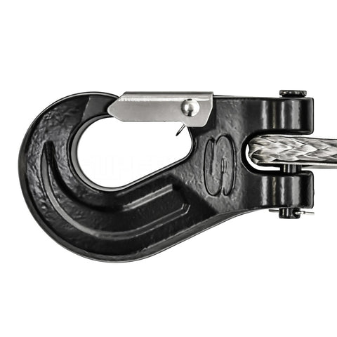 Superwinch 12000 LBS 12V DC 3/8in x 80ft Synthetic Rope SX 12000SR Winch - Graphite - 1712201