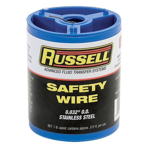Russell Performance .032-Gauge Stainless Steel Wire 1-lb. Spool - 671580